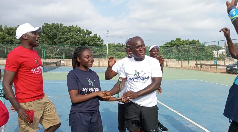 Chairman For Ayi Mensah Tennis Club Receives Special Award For Promoting Tennis