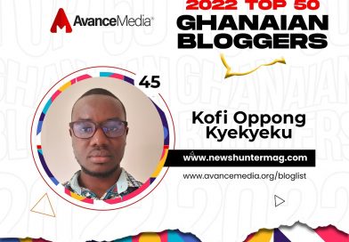 Newshuntermag.com’s Kofi Oppong Kyekyeku Named Among 2022 Top 50 Ghanaian Bloggers Ranking By Avance Media