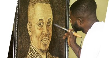 Ghanaian Artist Uses Pyrography To Address Societal Challenges