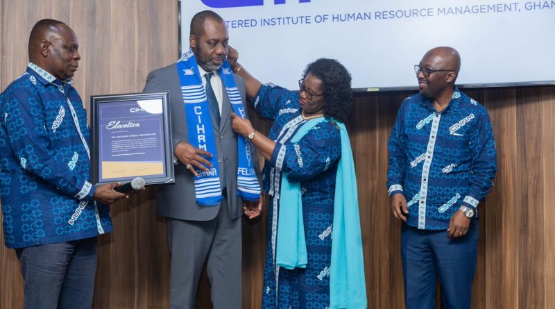 CIHRM-Ghana Confers Fellowship on Dr. Matthew Opoku Prempeh