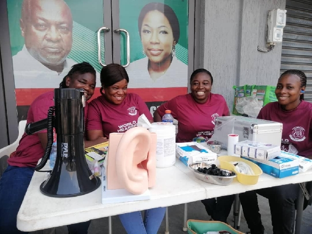 Dr Grace Ayensu-Danquah's screening team