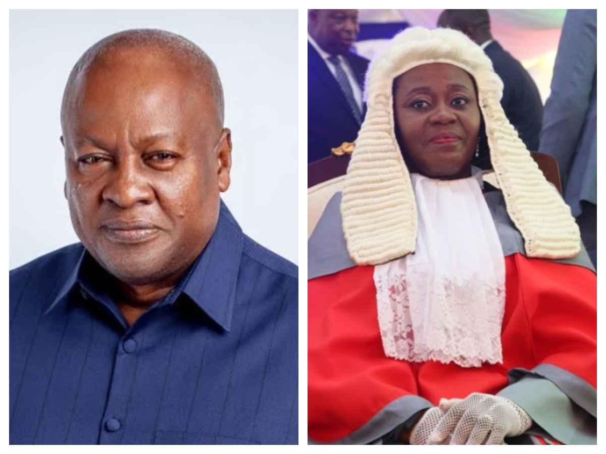 President John Mahama and Gertrude Sackey Torkornoo