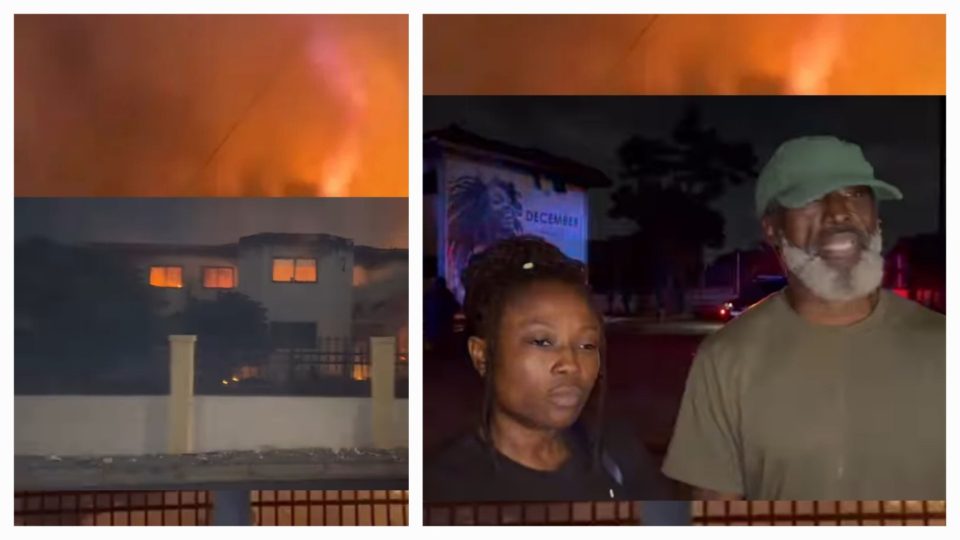 A fire gutted Reggie Rockstone’s Rockz Waakye in Accra, destroying the entire outlet. The hiplife icon is grateful no lives were lost in the blaze.