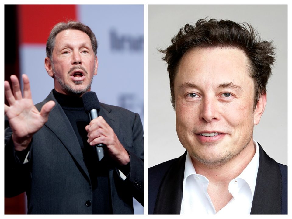 Larry Ellison and Elon Musk