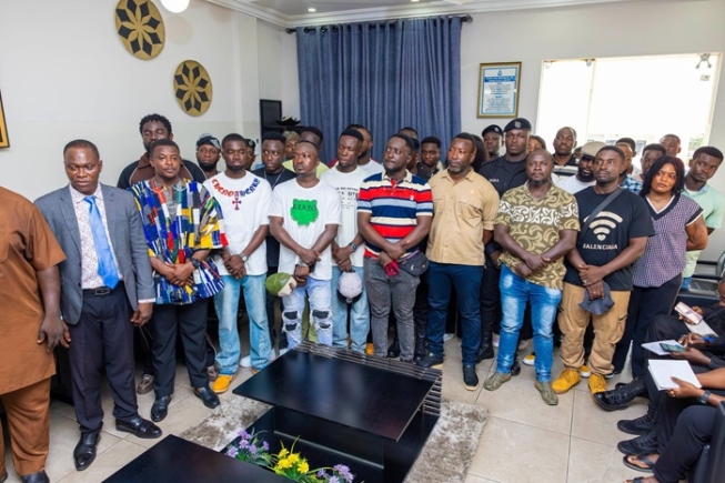 Ghana Police promote 35 officers for professionalism and teamwork in the arrest of suspects behind the 2024 Adabraka gold robbery.