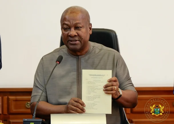 President Mahama signs the 24-Hour Economy Bill into law, setting the stage for round-the-clock business, investment, and youth employment.