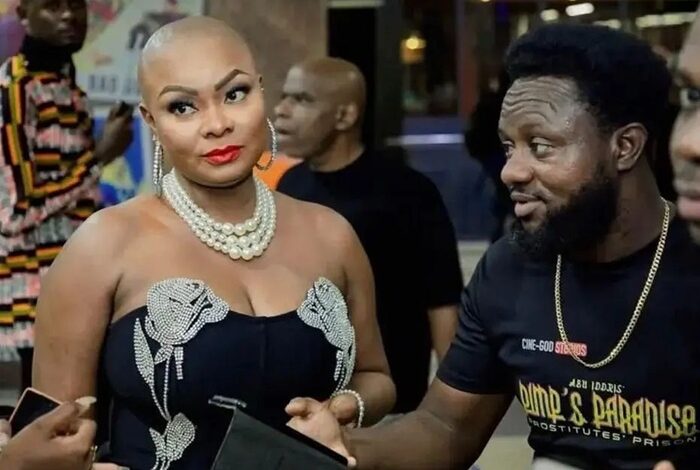 Beverly Afaglo and her manager Abu Iddris