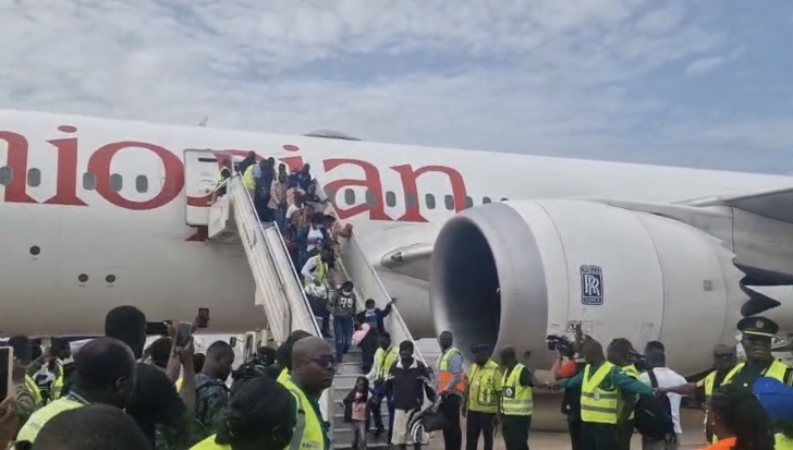 First group of Ghanaians evacuated from South Africa arrive in Accra as government rolls out support package for returnees.