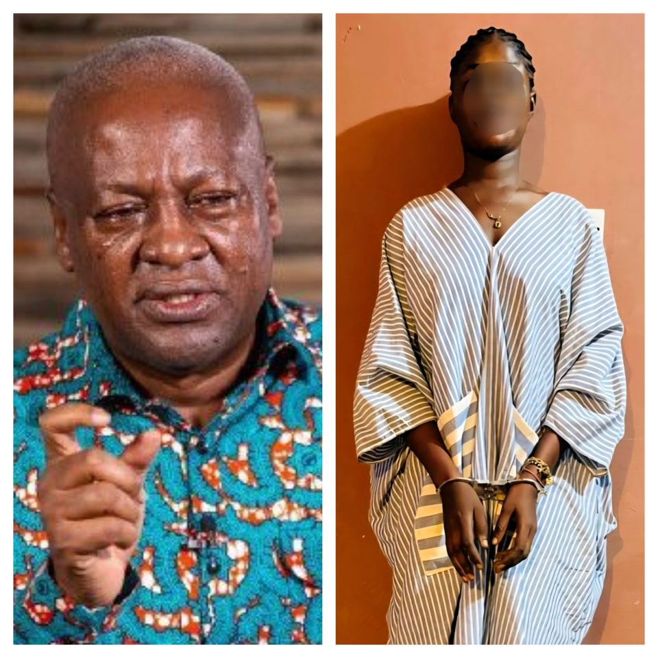 President John Mahama and Mahama Aminat