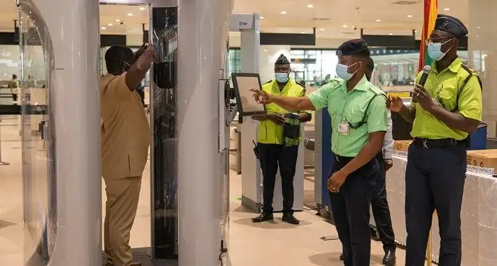 Accra International Airport introduces advanced scanners allowing passengers to keep laptops, liquids and shoes during security checks for faster travel.