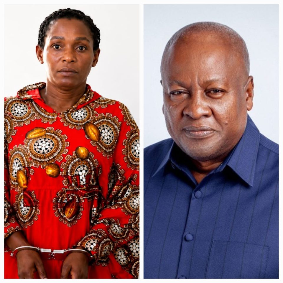 Camilla Alhassan and President John Dramani Mahama