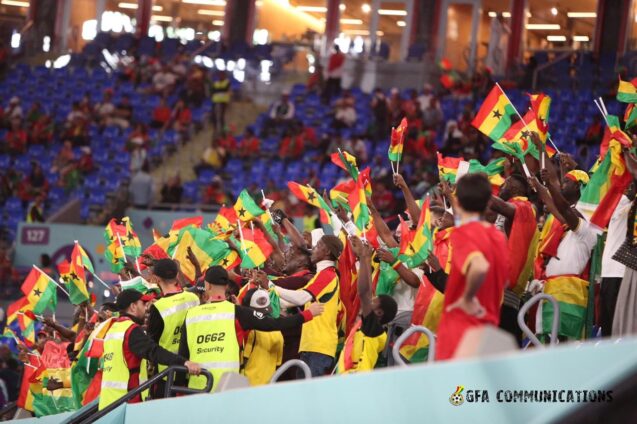 Ghanaian soccer fans