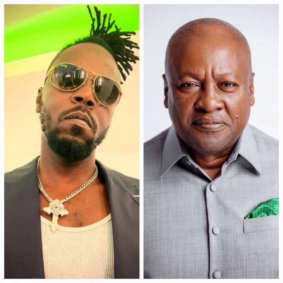 Kwaw Kese and President John Dramani Mahama