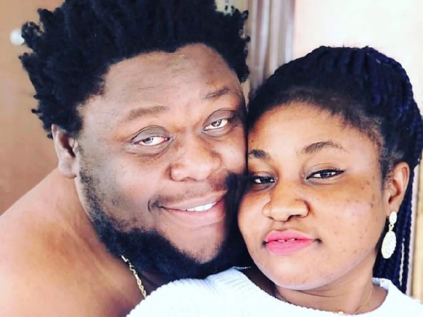 Oteele and wife Gifty Nana Afriyie